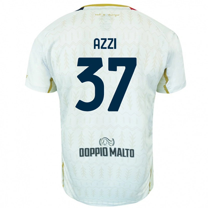 Danxen Niño Camiseta Paulo Azzi #37 Blanco 2ª Equipación 2024/25 La Camisa México