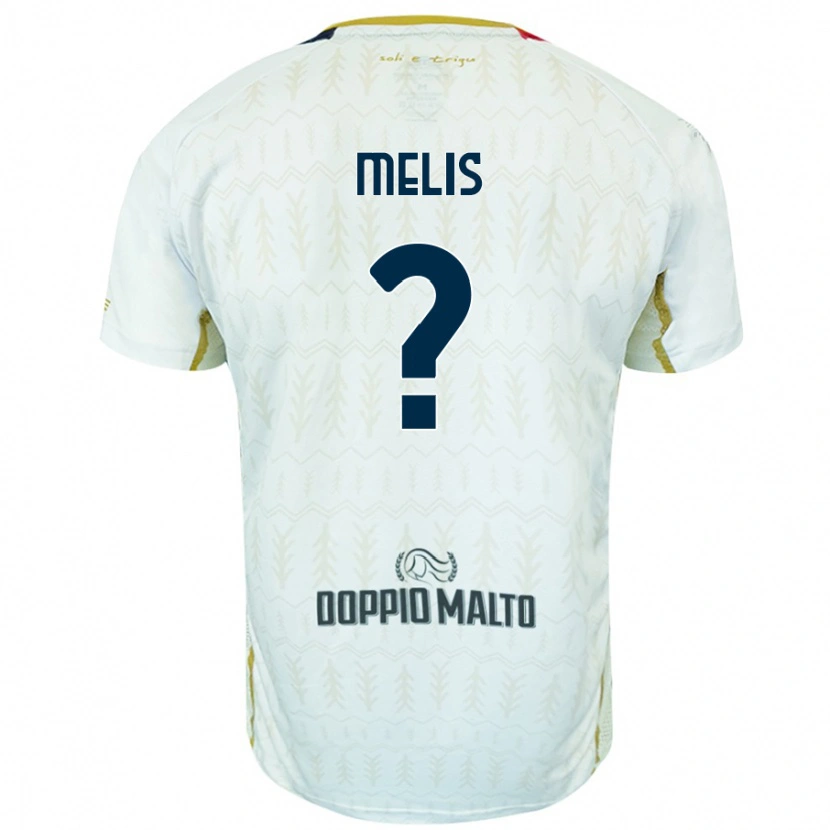 Danxen Niño Camiseta Gabriele Melis #0 Blanco 2ª Equipación 2024/25 La Camisa México