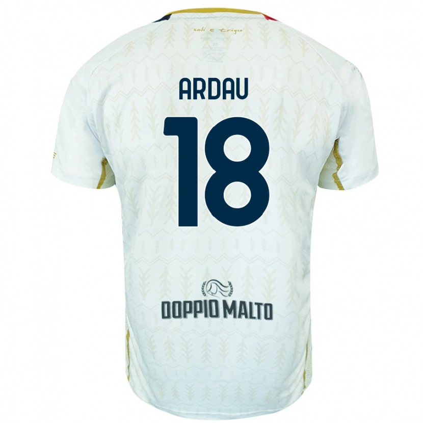 Danxen Niño Camiseta Samuel Ardau #18 Blanco 2ª Equipación 2024/25 La Camisa México