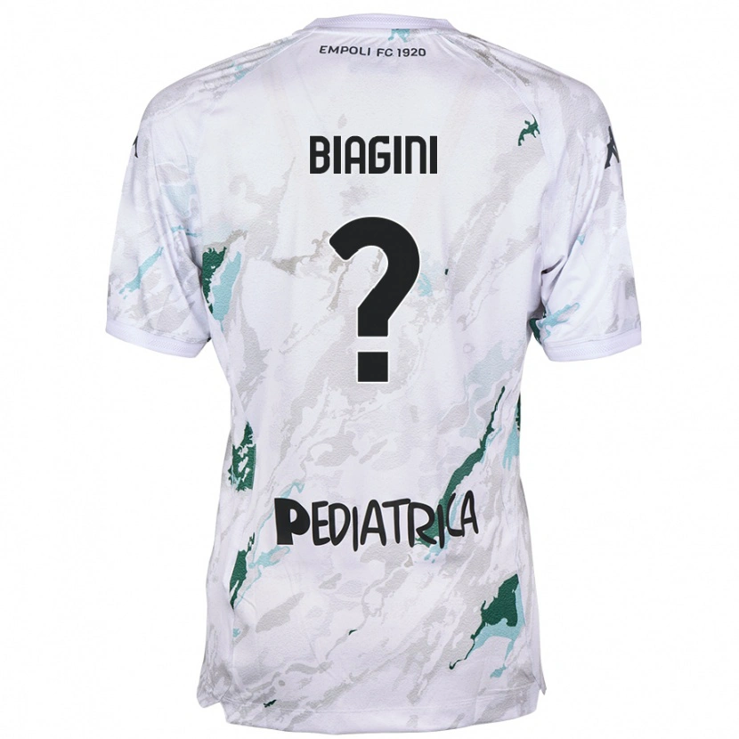 Danxen Niño Camiseta Valerio Biagini #0 Gris 2ª Equipación 2024/25 La Camisa México