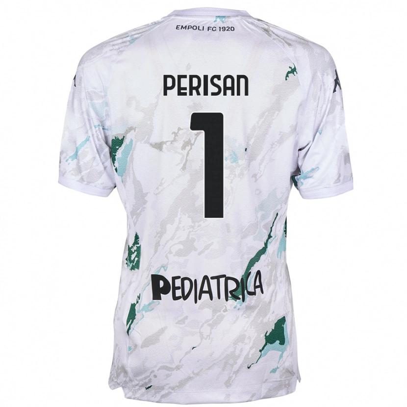 Danxen Niño Camiseta Samuele Perisan #1 Gris 2ª Equipación 2024/25 La Camisa México