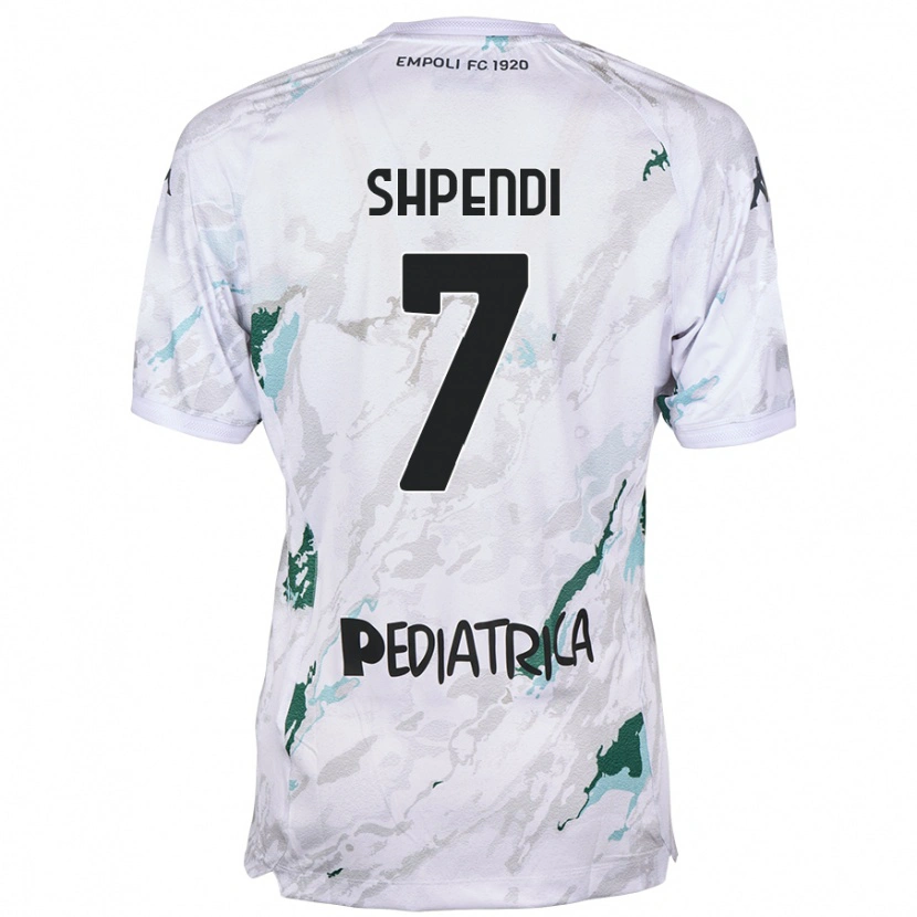 Danxen Niño Camiseta Stiven Shpendi #7 Gris 2ª Equipación 2024/25 La Camisa México