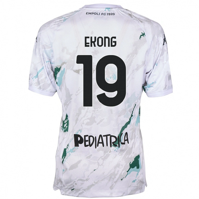 Danxen Niño Camiseta Emmanuel Ekong #19 Gris 2ª Equipación 2024/25 La Camisa México