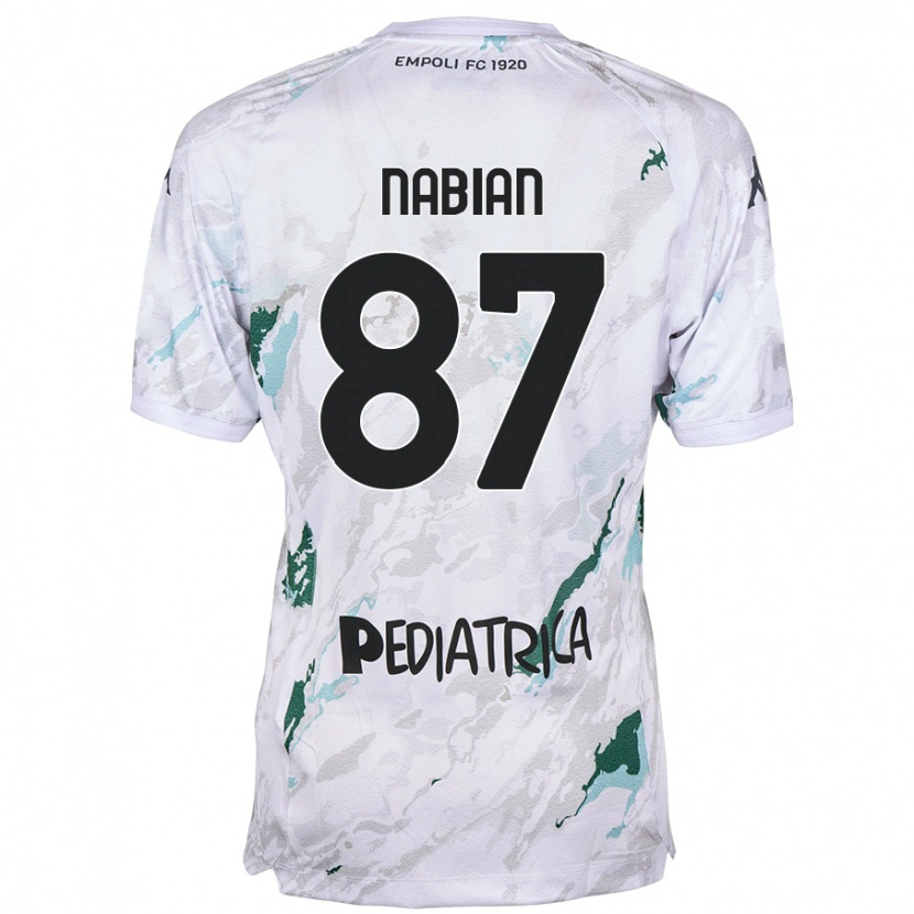 Danxen Niño Camiseta Herculano Nabian #87 Gris 2ª Equipación 2024/25 La Camisa México