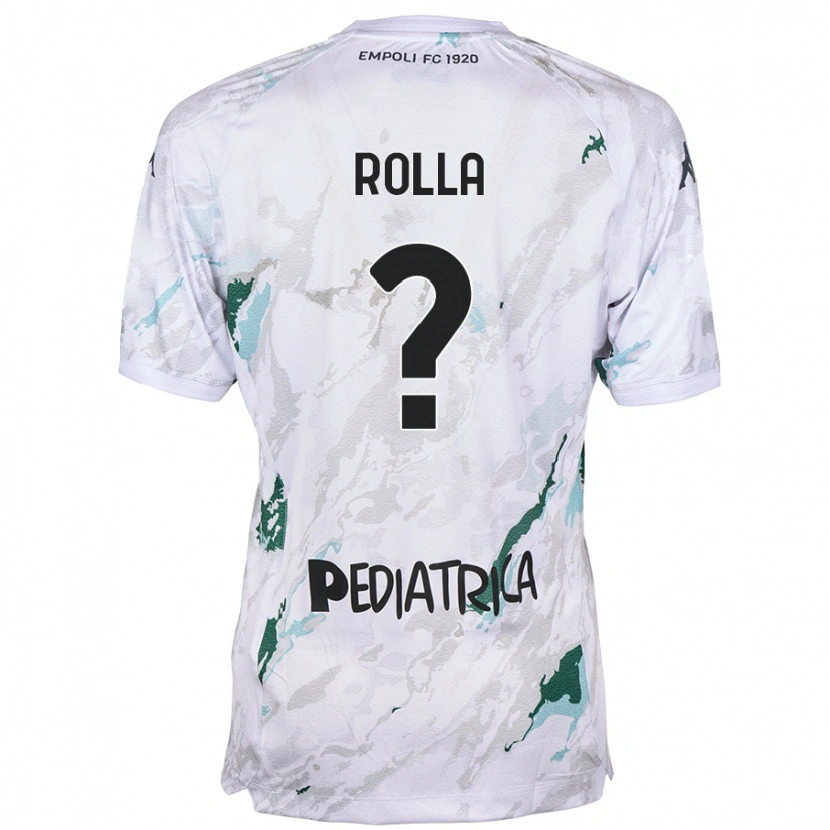 Danxen Niño Camiseta Nicola Rolla #0 Gris 2ª Equipación 2024/25 La Camisa México