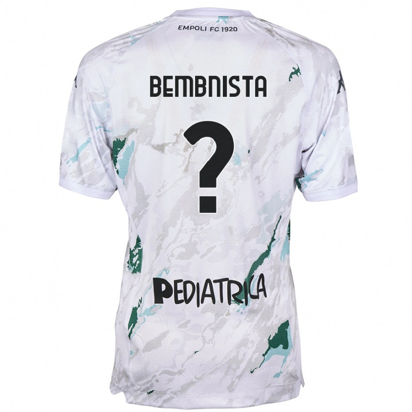 Danxen Niño Camiseta Dawid Bembnista #0 Gris 2ª Equipación 2024/25 La Camisa México