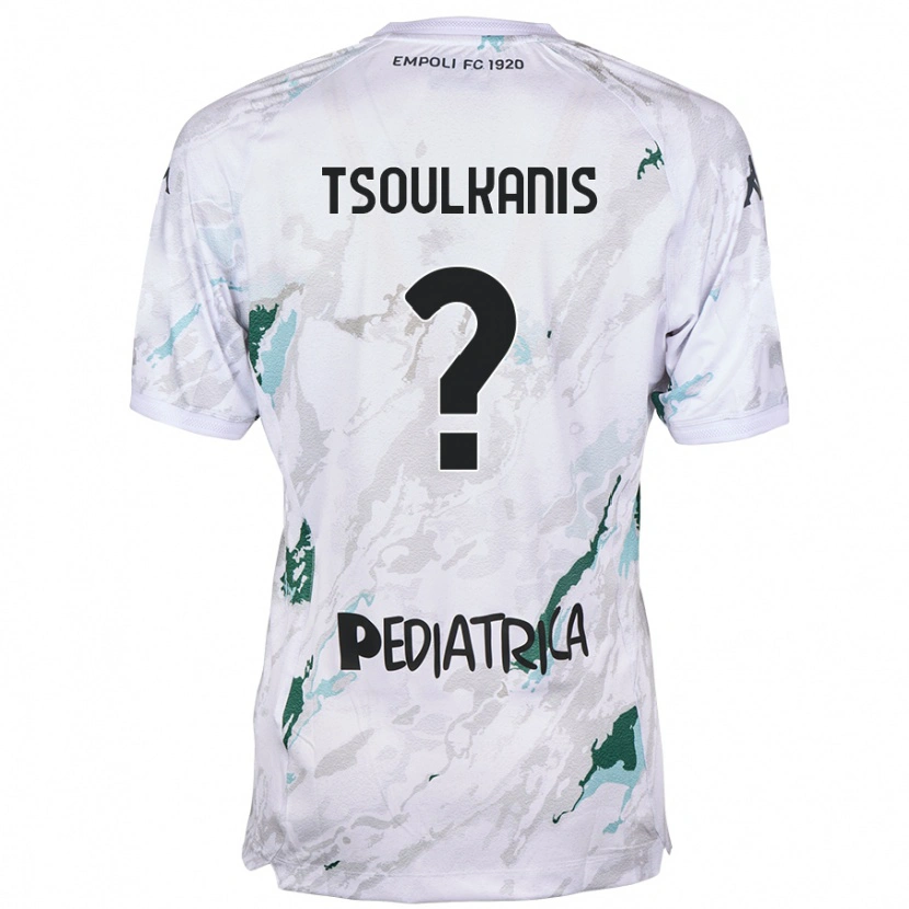 Danxen Niño Camiseta Konstantinos Tsoulkanis #0 Gris 2ª Equipación 2024/25 La Camisa México