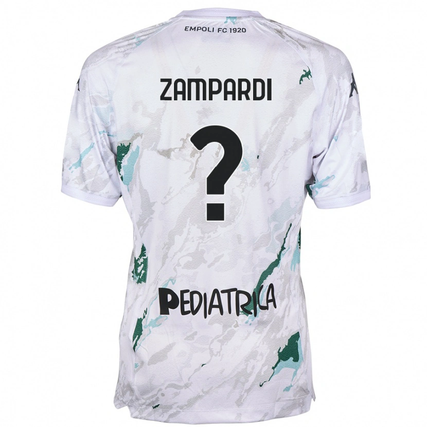 Danxen Niño Camiseta Gabriele Zampardi #0 Gris 2ª Equipación 2024/25 La Camisa México