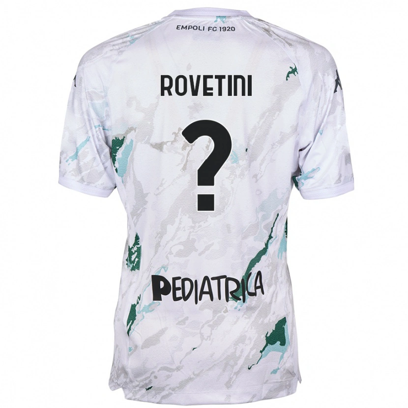 Danxen Niño Camiseta Alessandro Rovetini #0 Gris 2ª Equipación 2024/25 La Camisa México