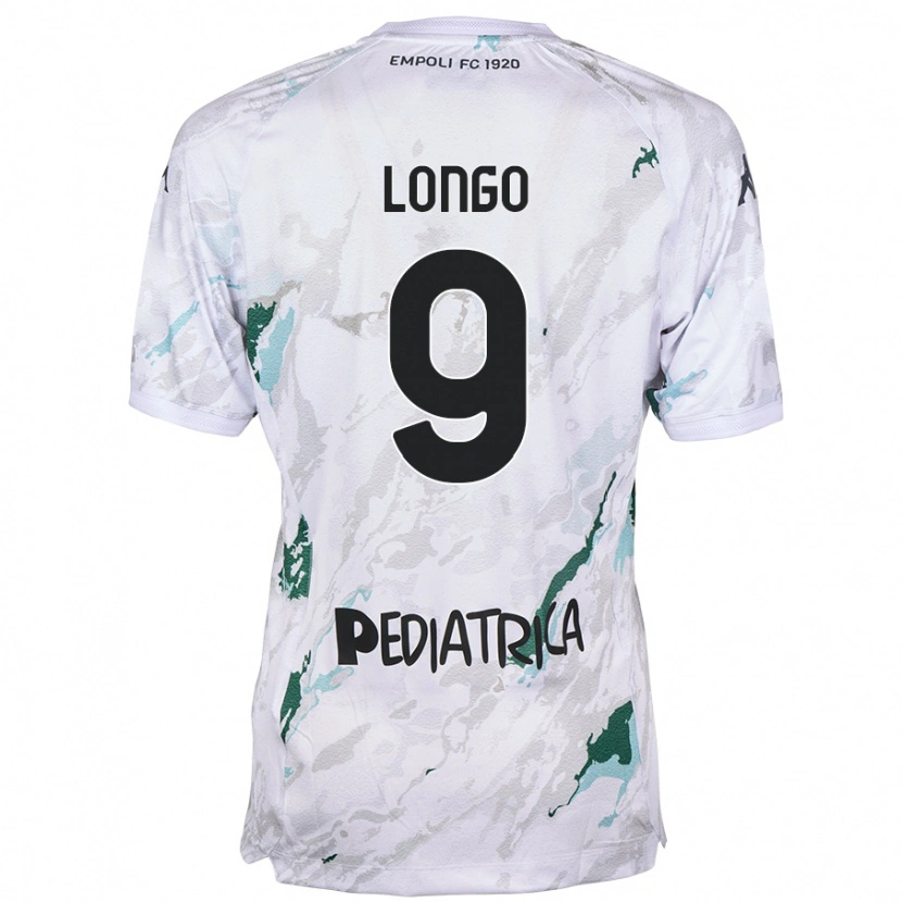 Danxen Niño Camiseta Mattia Longo #9 Gris 2ª Equipación 2024/25 La Camisa México