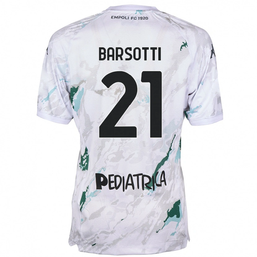 Danxen Niño Camiseta Leonardo Barsotti #21 Gris 2ª Equipación 2024/25 La Camisa México