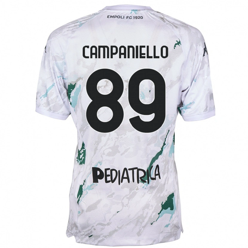 Danxen Niño Camiseta Thomas Campaniello #89 Gris 2ª Equipación 2024/25 La Camisa México
