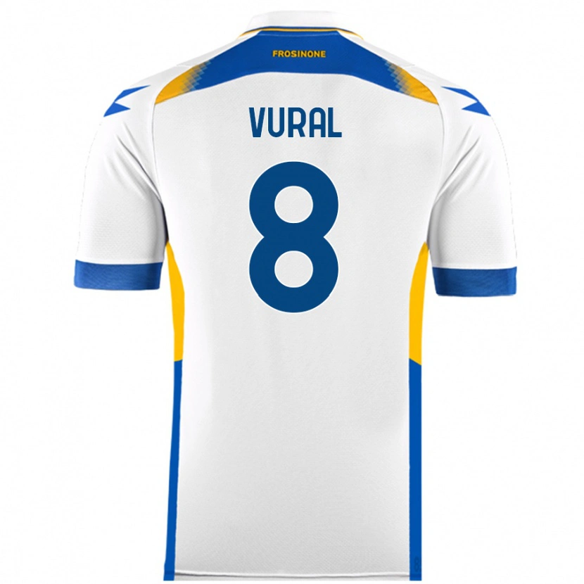 Danxen Niño Camiseta İsak Vural #8 Blanco 2ª Equipación 2024/25 La Camisa México