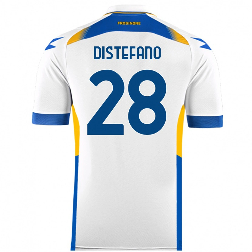 Danxen Niño Camiseta Filippo Distefano #28 Blanco 2ª Equipación 2024/25 La Camisa México