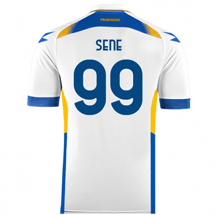 Danxen Niño Camiseta Fallou Sene #99 Blanco 2ª Equipación 2024/25 La Camisa México