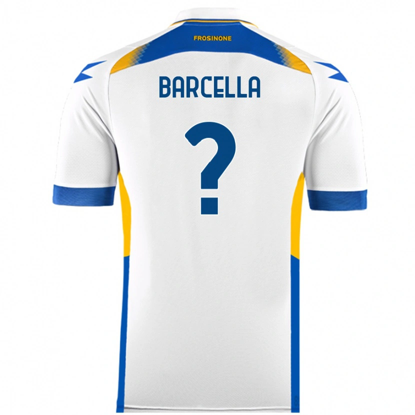 Danxen Niño Camiseta Kevin Barcella #0 Blanco 2ª Equipación 2024/25 La Camisa México