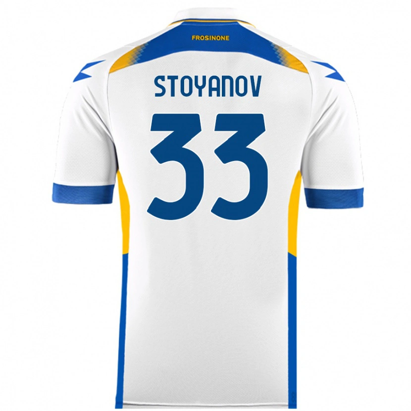 Danxen Niño Camiseta Steliyan Stoyanov #33 Blanco 2ª Equipación 2024/25 La Camisa México