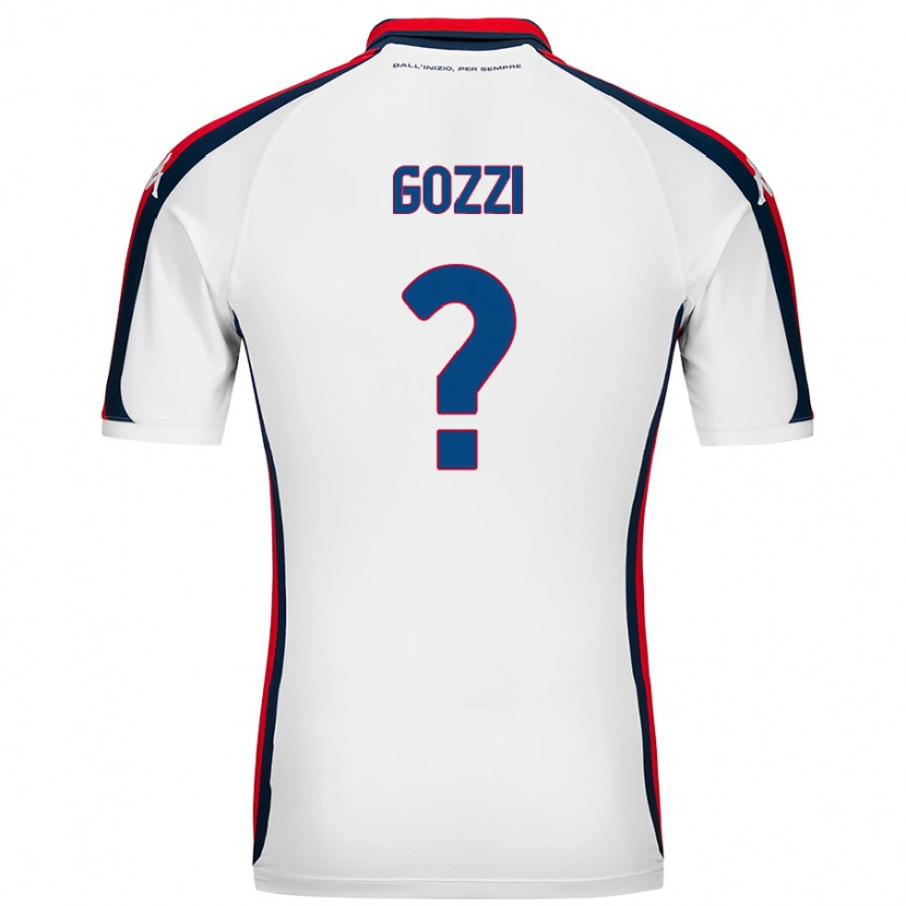 Danxen Niño Camiseta Paolo Gozzi #0 Blanco 2ª Equipación 2024/25 La Camisa México