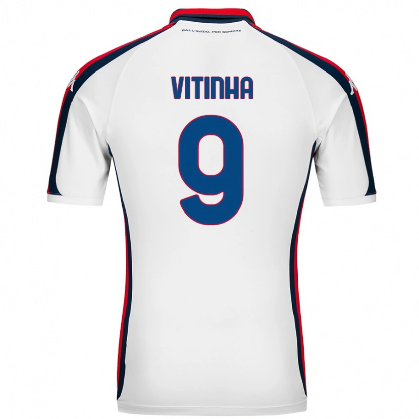 Danxen Niño Camiseta Vitinha #9 Blanco 2ª Equipación 2024/25 La Camisa México
