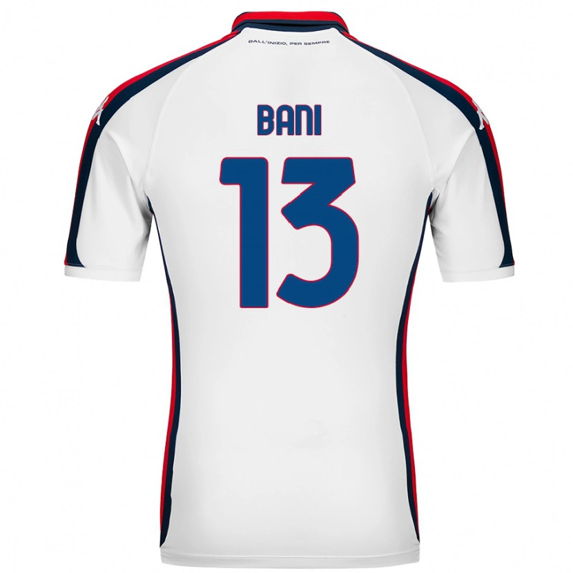 Danxen Niño Camiseta Mattia Bani #13 Blanco 2ª Equipación 2024/25 La Camisa México
