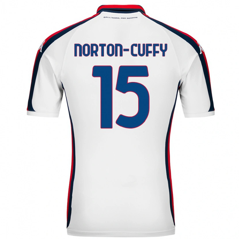 Danxen Niño Camiseta Brooke Norton-Cuffy #15 Blanco 2ª Equipación 2024/25 La Camisa México
