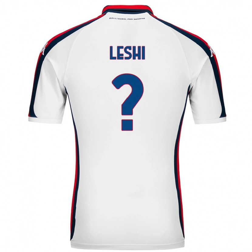 Danxen Niño Camiseta Arber Leshi #0 Blanco 2ª Equipación 2024/25 La Camisa México