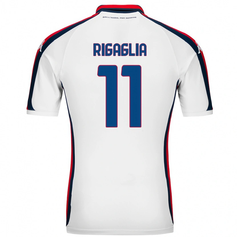 Danxen Niño Camiseta Alison Rigaglia #11 Blanco 2ª Equipación 2024/25 La Camisa México