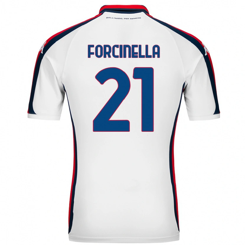 Danxen Niño Camiseta Camilla Forcinella #21 Blanco 2ª Equipación 2024/25 La Camisa México