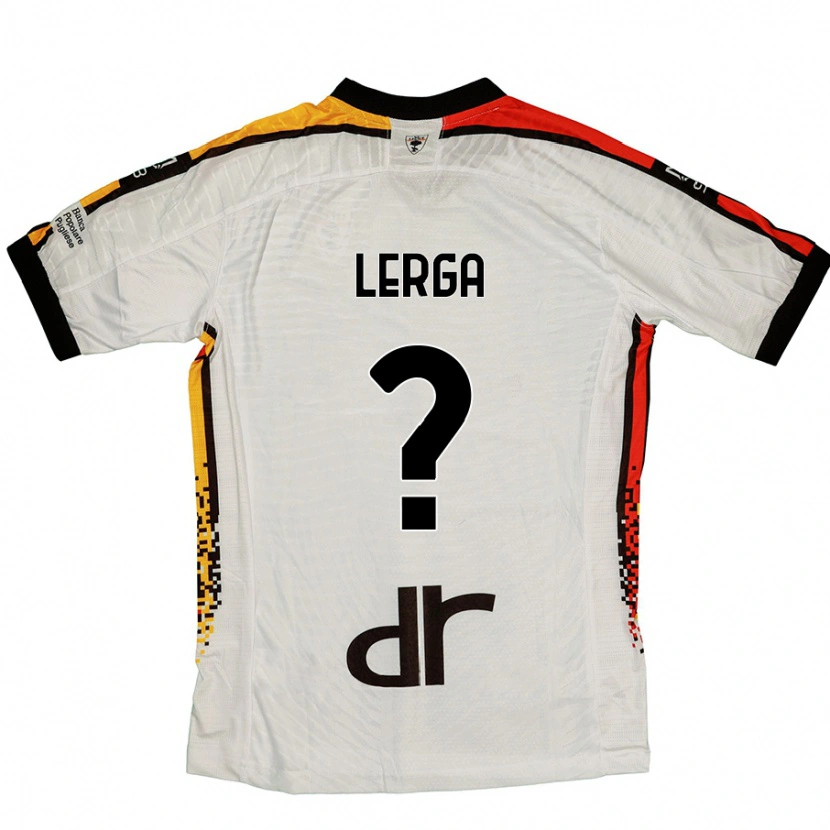 Danxen Niño Camiseta Roko Lerga #0 Blanco Negro 2ª Equipación 2024/25 La Camisa México