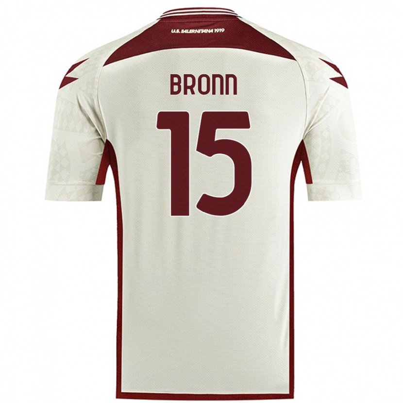 Danxen Niño Camiseta Dylan Bronn #15 Color Crema 2ª Equipación 2024/25 La Camisa México