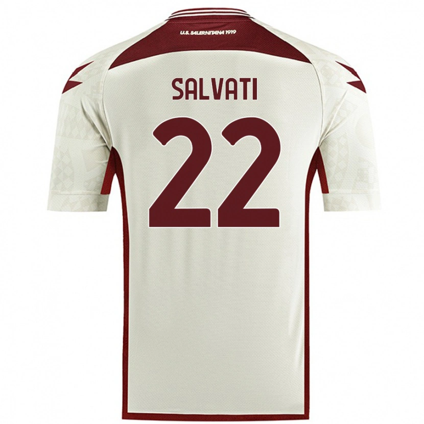 Danxen Niño Camiseta Gregorio Salvati #22 Color Crema 2ª Equipación 2024/25 La Camisa México