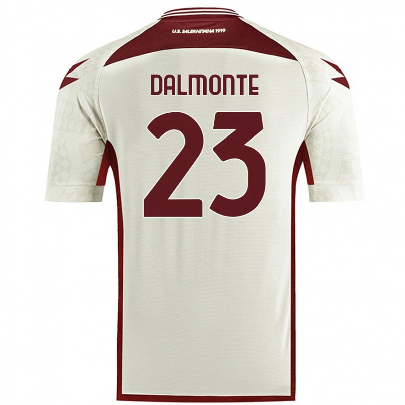 Danxen Niño Camiseta Nicola Dalmonte #23 Color Crema 2ª Equipación 2024/25 La Camisa México