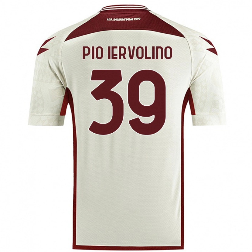 Danxen Niño Camiseta Antonio Pio Iervolino #39 Color Crema 2ª Equipación 2024/25 La Camisa México