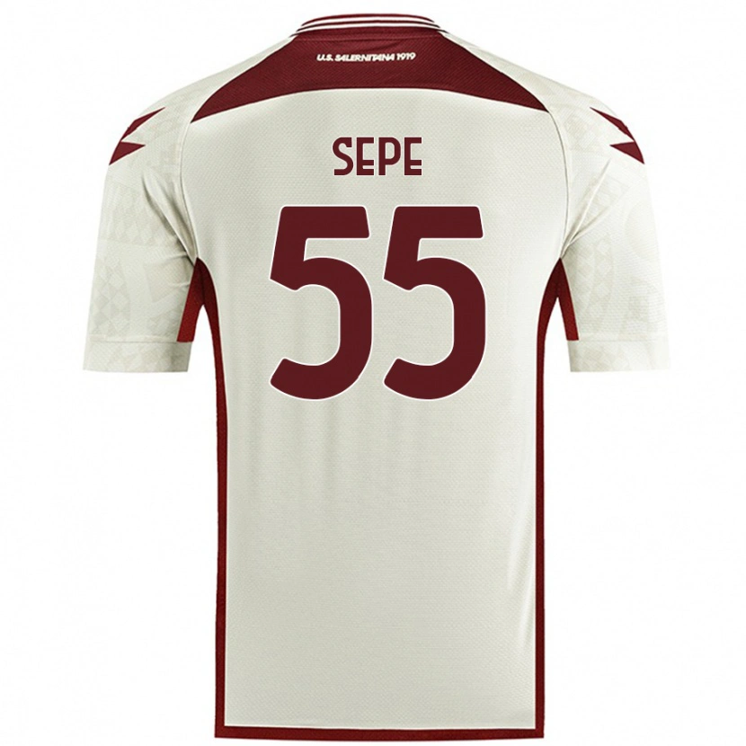 Danxen Niño Camiseta Luigi Sepe #55 Color Crema 2ª Equipación 2024/25 La Camisa México