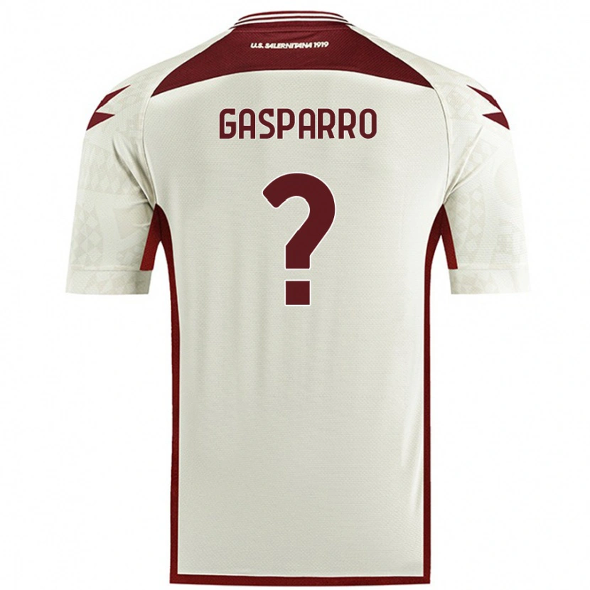Danxen Niño Camiseta Roberto Gasparro #0 Color Crema 2ª Equipación 2024/25 La Camisa México