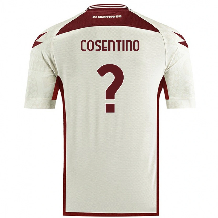 Danxen Niño Camiseta Aldo Cosentino #0 Color Crema 2ª Equipación 2024/25 La Camisa México