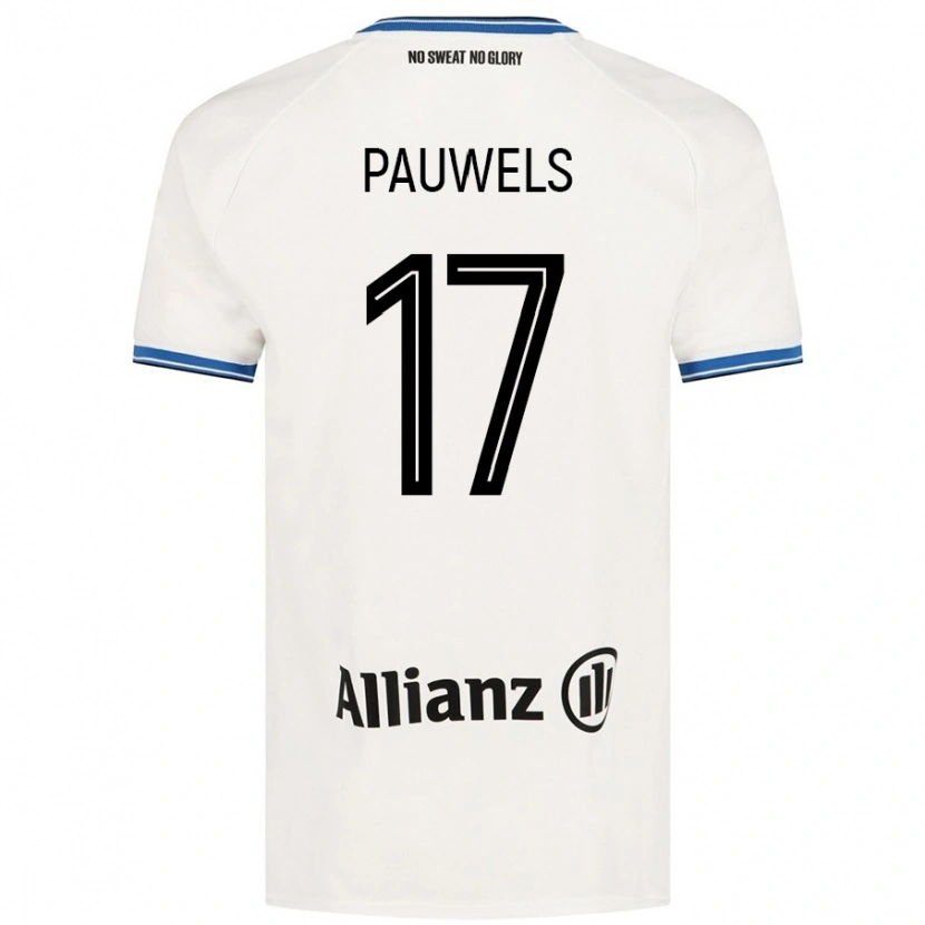 Danxen Niño Camiseta Fleur Pauwels #17 Blanco 2ª Equipación 2024/25 La Camisa México