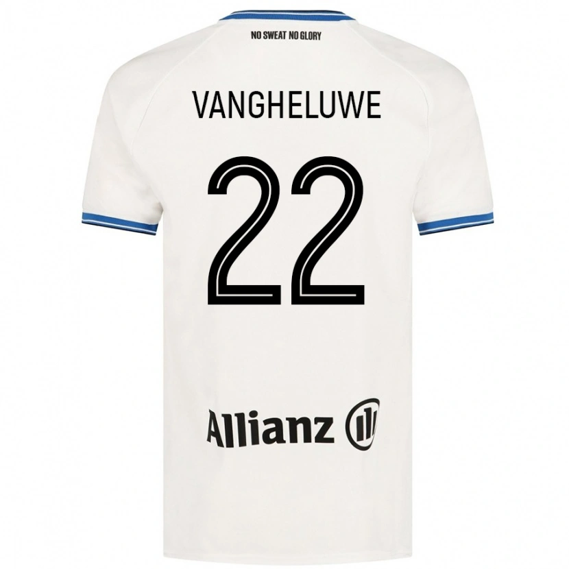 Danxen Niño Camiseta Jody Vangheluwe #22 Blanco 2ª Equipación 2024/25 La Camisa México