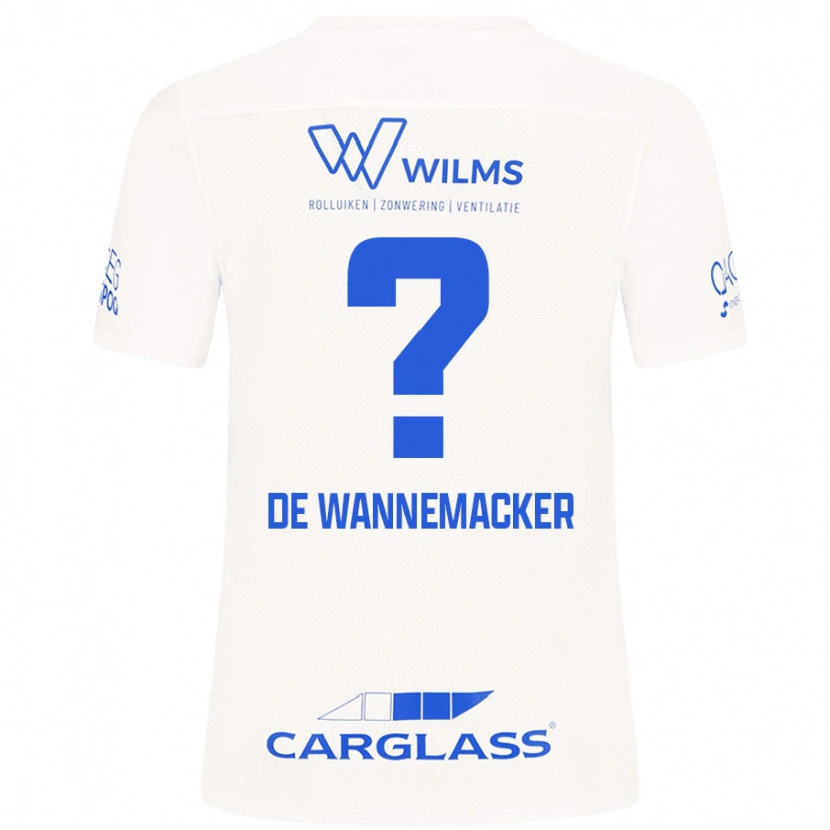 Danxen Niño Camiseta August De Wannemacker #0 Blanco 2ª Equipación 2024/25 La Camisa México