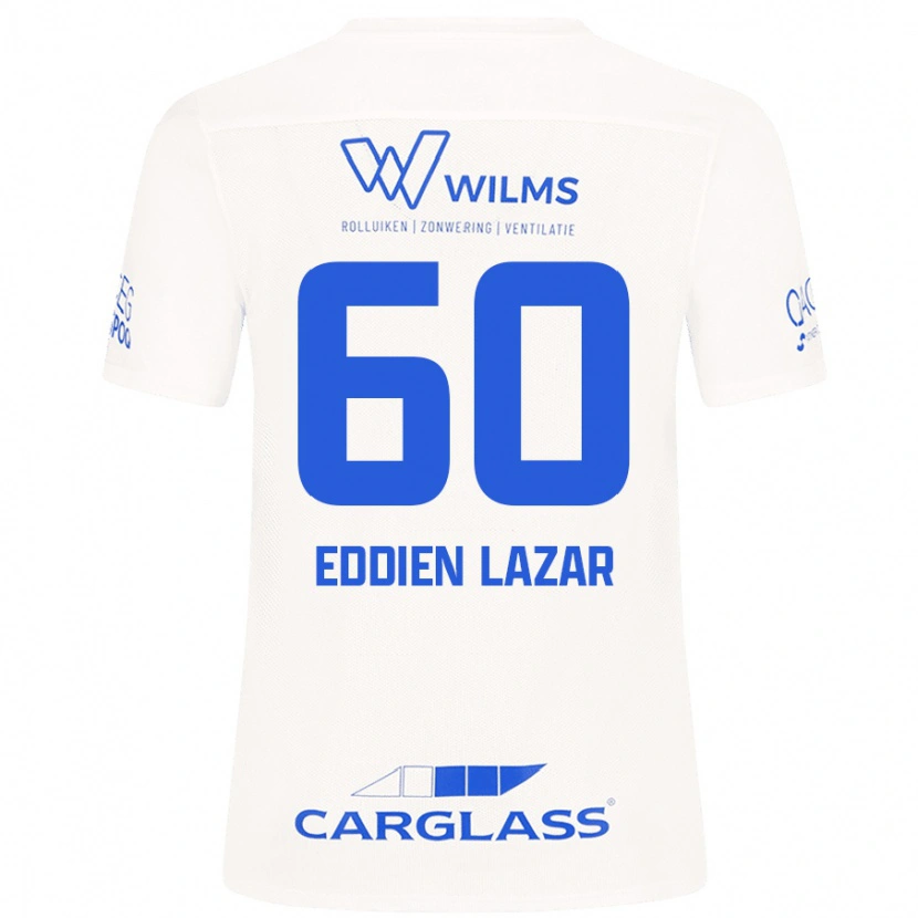 Danxen Niño Camiseta Saif Eddien Lazar #60 Blanco 2ª Equipación 2024/25 La Camisa México