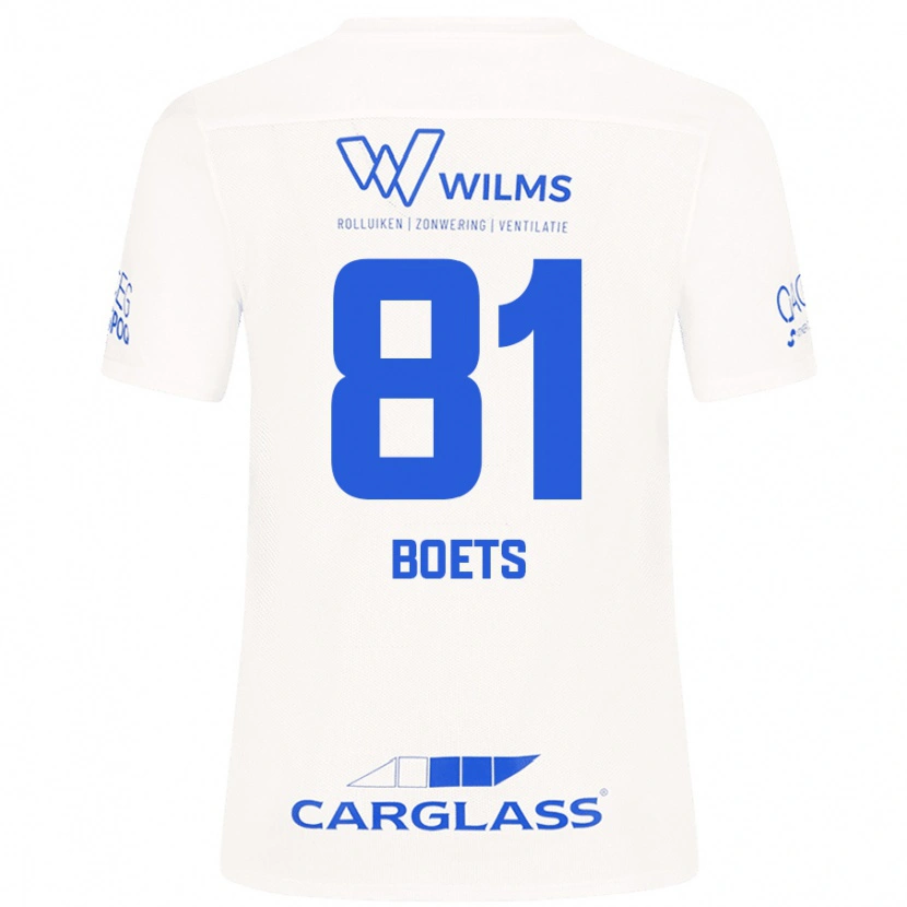 Danxen Niño Camiseta Keo Boets #81 Blanco 2ª Equipación 2024/25 La Camisa México
