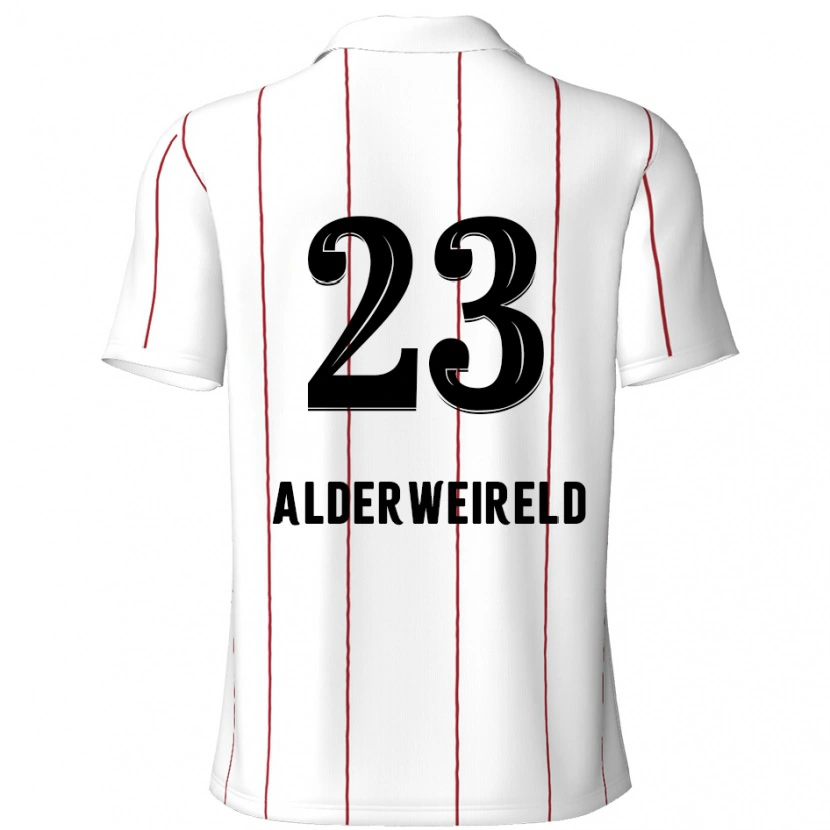 Danxen Niño Camiseta Toby Alderweireld #23 Blanco Negro 2ª Equipación 2024/25 La Camisa México