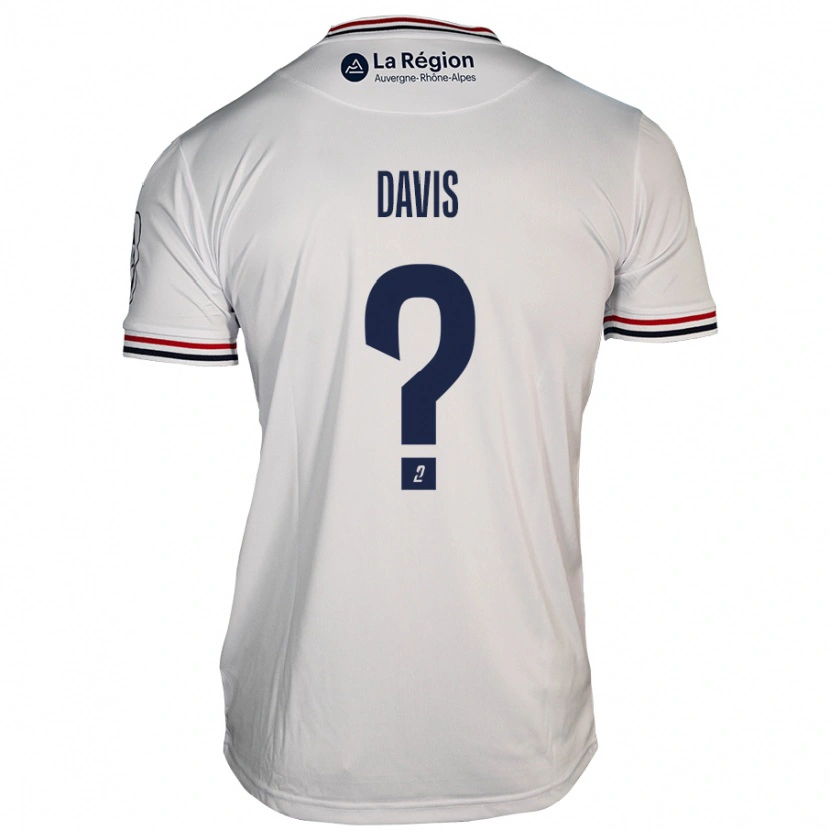 Danxen Niño Camiseta Matthew Davis #0 Blanco 2ª Equipación 2024/25 La Camisa México