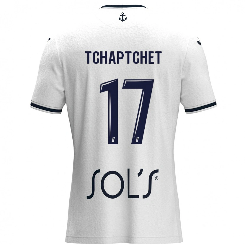 Danxen Niño Camiseta Chanel Tchaptchet #17 Blanco Azul Oscuro 2ª Equipación 2024/25 La Camisa México