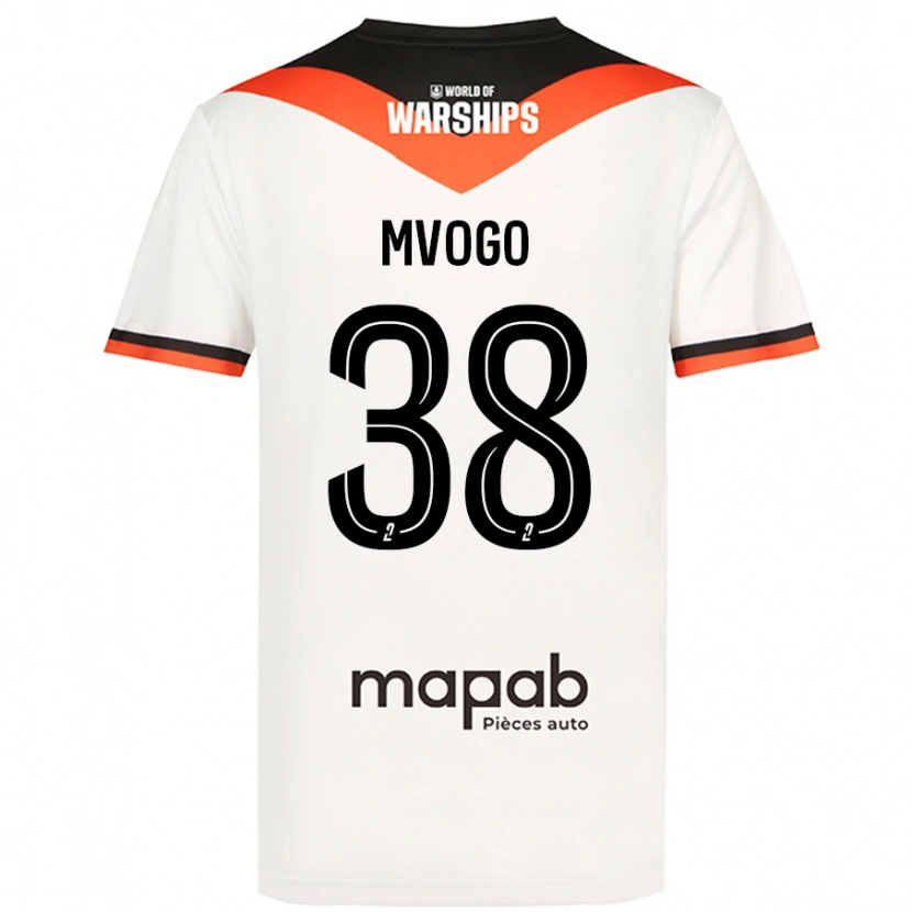 Danxen Niño Camiseta Yvon Mvogo #38 Blanco 2ª Equipación 2024/25 La Camisa México