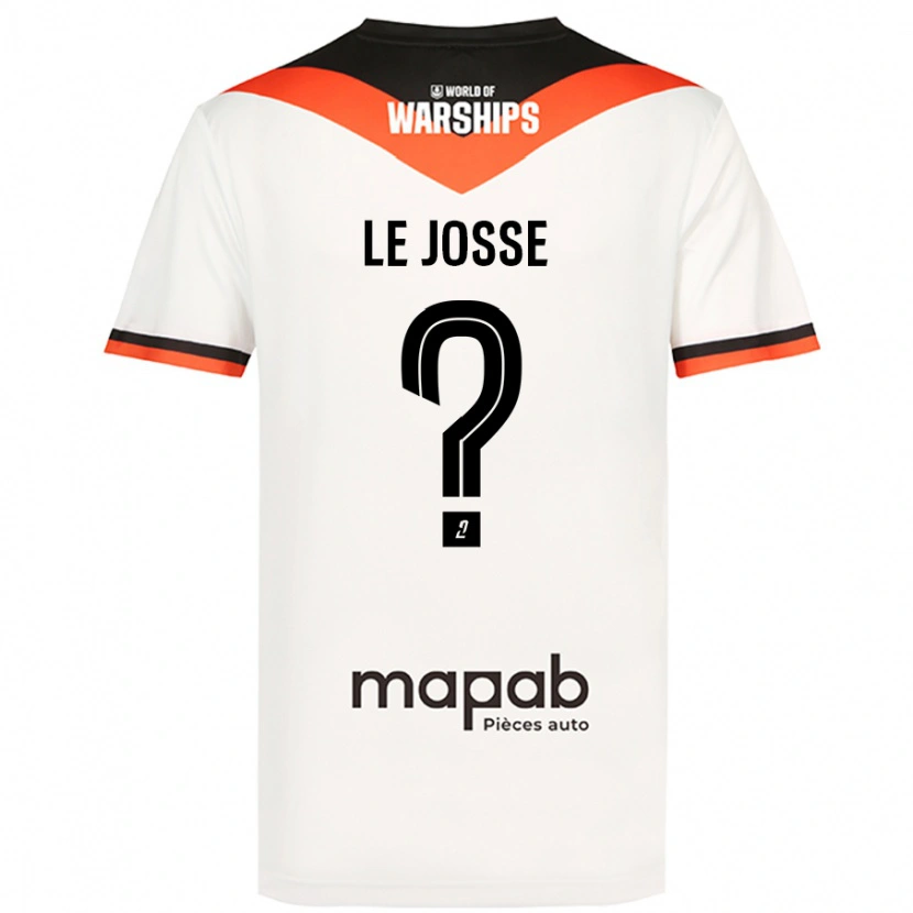 Danxen Niño Camiseta Ewen Le Josse #0 Blanco 2ª Equipación 2024/25 La Camisa México