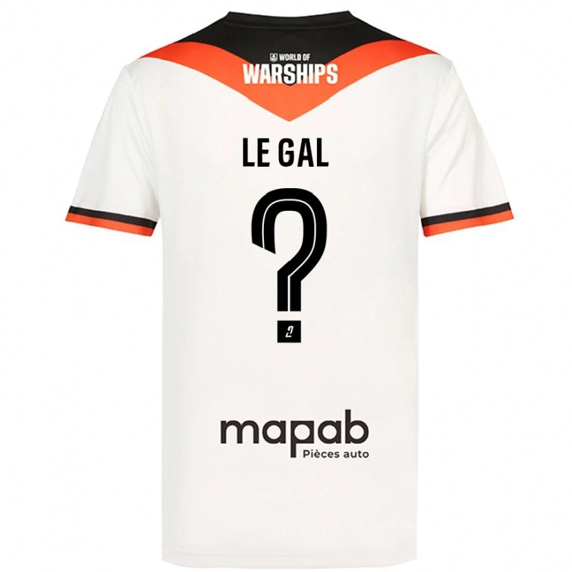 Danxen Niño Camiseta Noah Le Gal #0 Blanco 2ª Equipación 2024/25 La Camisa México