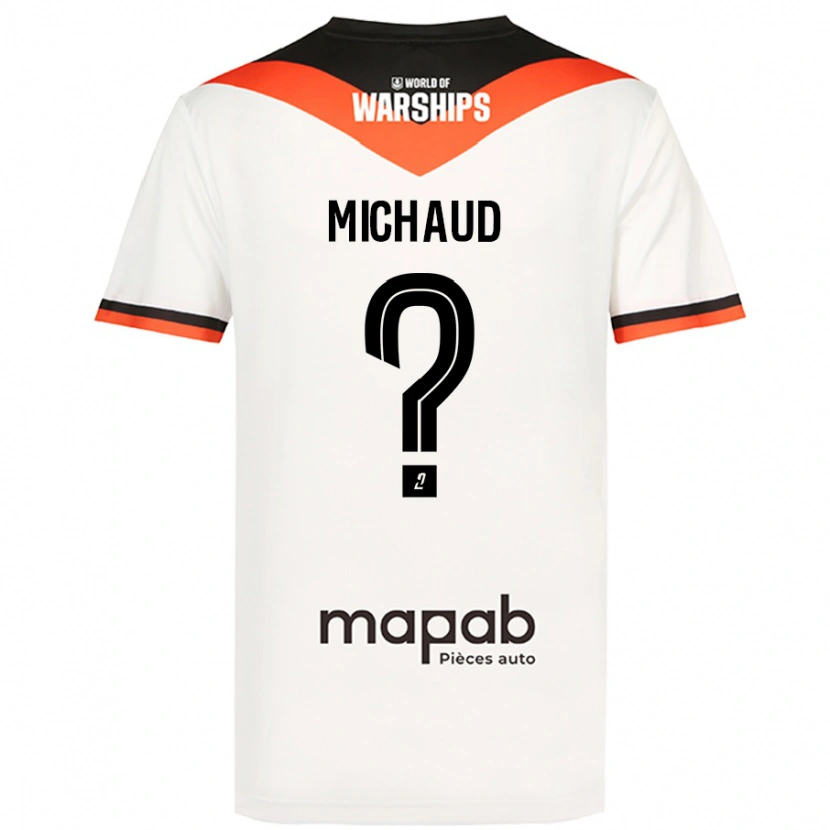 Danxen Niño Camiseta Etan Michaud #0 Blanco 2ª Equipación 2024/25 La Camisa México