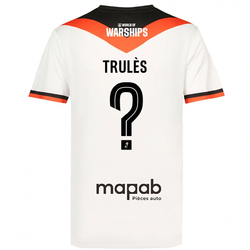 Danxen Niño Camiseta Rayann Trulès #0 Blanco 2ª Equipación 2024/25 La Camisa México