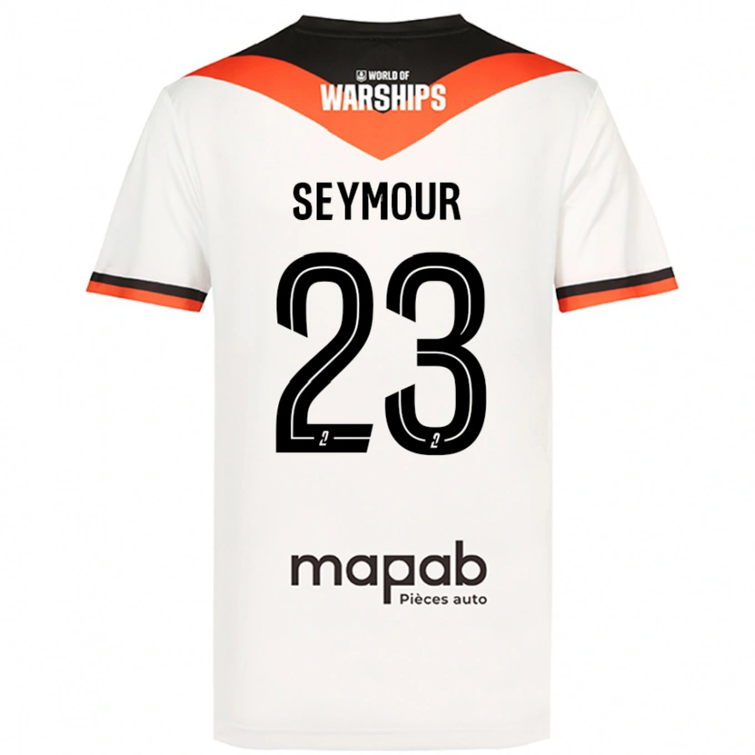 Danxen Niño Camiseta Brice Seymour #23 Blanco 2ª Equipación 2024/25 La Camisa México